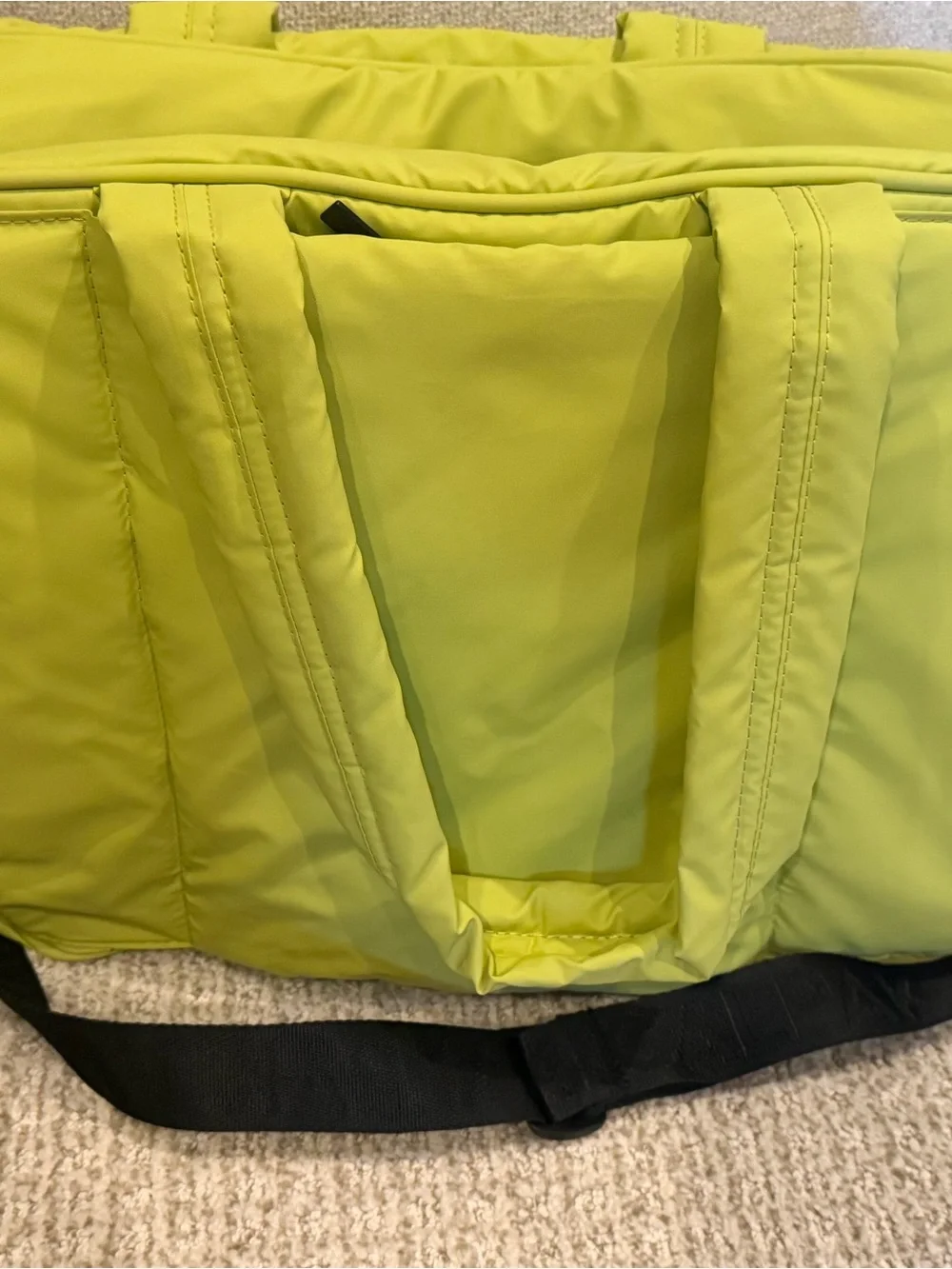 Calpak Luka Duffle in Celery - Picture 3 of 6